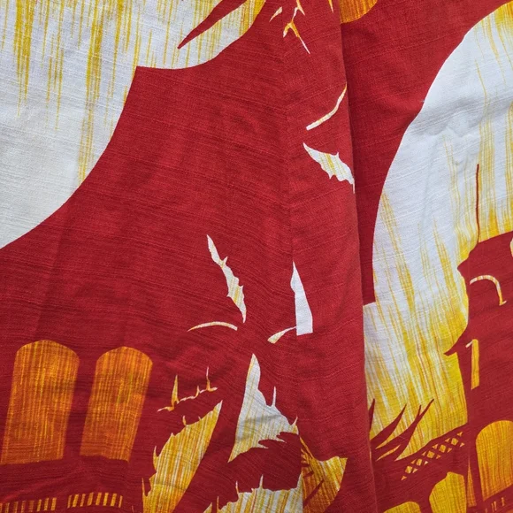 Vintage 70s Hukilau Fashions Elegant Red Halter Dress Art To Wear‎ Size XS Rare - Picture 7 of 16